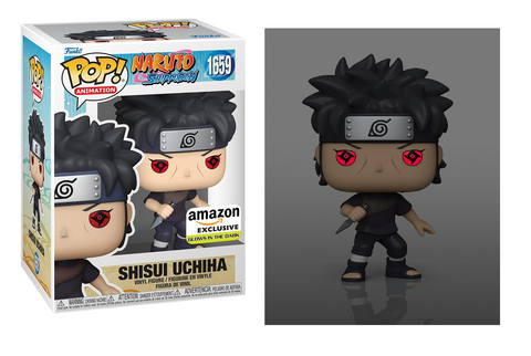 Naruto Shippuden Shisui Uchiha with Kunai Glow Amazon Exclusive Pop Vinyl