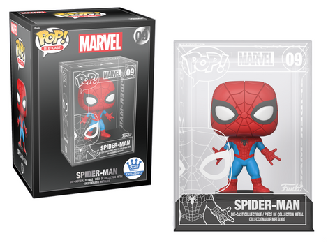 Marvel Spiderman Diecast (Chance of Chase) Funko Shop Pop Vinyl