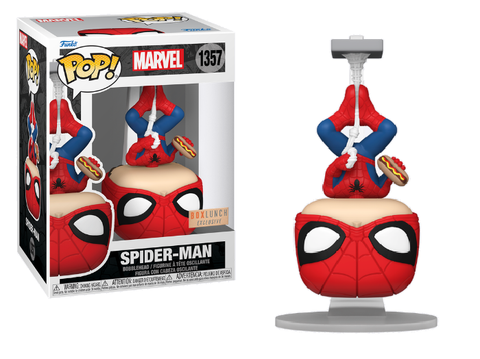 Marvel Spiderman with Hotdog Funko Shop Pop Vinyl