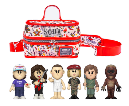 Stranger Things 6 Pack Soda Vinyl Cooler Bundle (Chance of Chase)