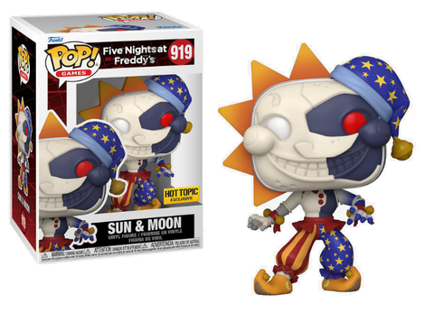 Five Night's at Freddy's Sun & Moon Hot Topic Pop Vinyl