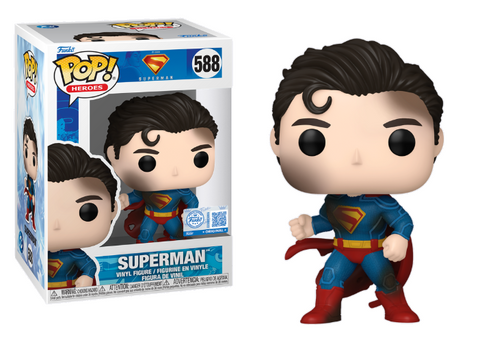 DC Superman (Battle Damaged) Funko Shop Pop Vinyl