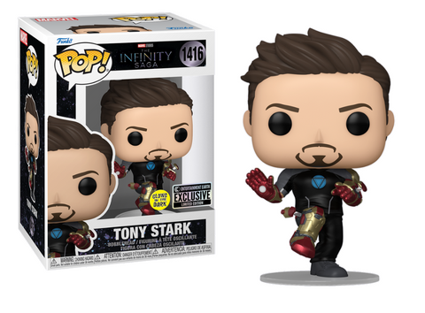 Marvel Tony Stark (MK2 Armor) Glow Entertainment Earth Pop Vinyl