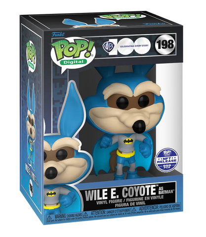 Looney Tunes Wile E Coyote as Batman NFT Redemption 999 Piece Funko Pop