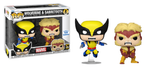 Marvel Xmen Wolverine & Sabretooth 2Pack Funko Shop Pop Vinyl