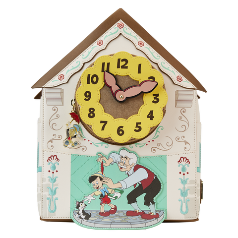 WonderCon Exclusive Pinocchio Cuckoo Clock Mini Loungefly Bag
