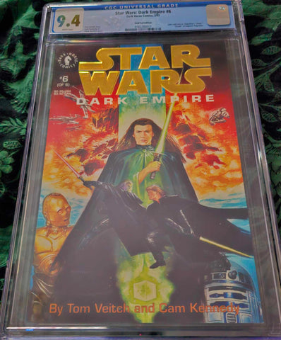 Star Wars Dark Empire #6 CGC 9.4 Graded Comic Book
