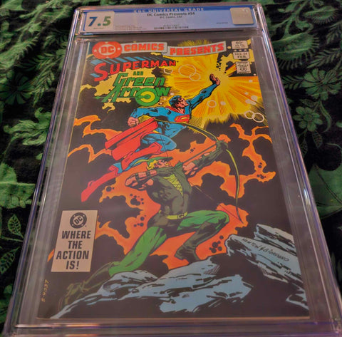 DC Superman & Green Arrow 1983 CGC 7.5 Graded Comic Book