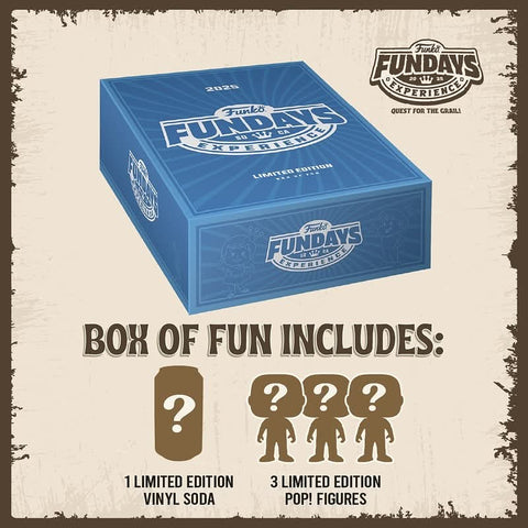 Fundays SDCC 2025 Pop Vinyl Box of Fun!