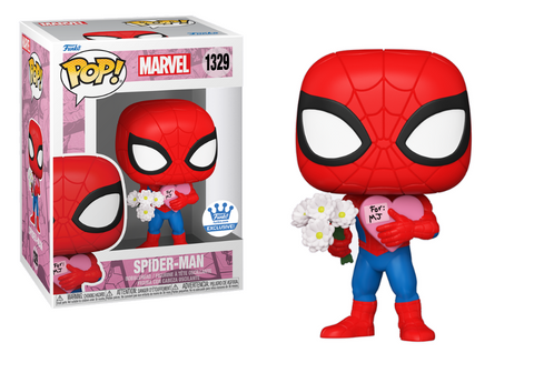 Marvel Spider Man with Flowers Funko Shop Pop Vinyl