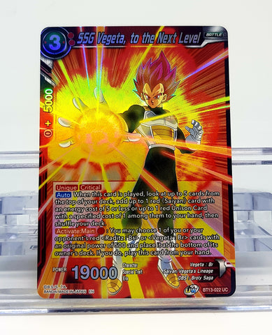 Dragon Ball Super SSG Vegeta, to the Next Level Foil BT13-022 UC