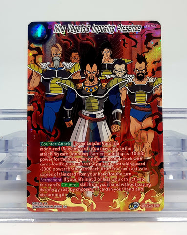 Dragon Ball Super King Vegeta's Imposing Presence Foil BT13-030 SPR