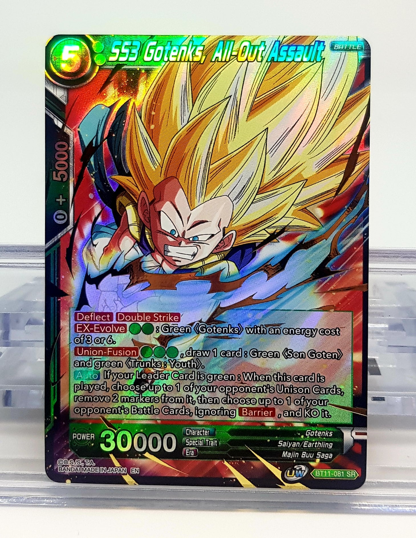 Dragon Ball Super SS3 Gotenks, All-out Assault Foil BT11-081