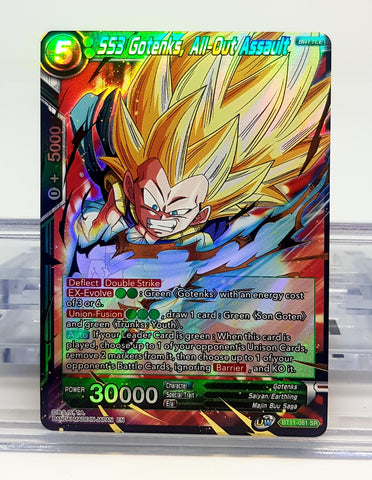 Dragon Ball Super SS3 Gotenks, All-out Assault Foil BT11-081 SR