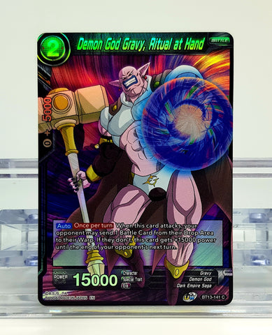 Dragon Ball Super Demon God Gravy, Ritual at Hand Foil BT13-141 C