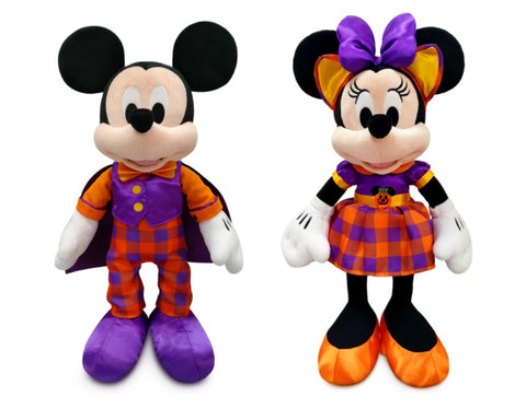 Disney Shop Mickey & Minnie Halloween 2021 Plush Toys