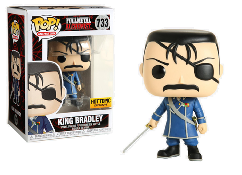 Full Metal Alchemist King Bradley Hot Topic Exclusive Pop Vinyl