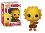 The Simpsons Lisa Simpson with Saxophone Pop Vinyl