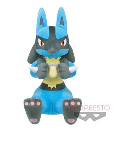 Pokemon Lucario Banpresto MECHA DEKAI Super Big Plush