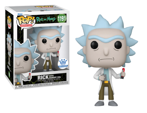 Rick & Morty Rick with Memory Vial Funko Shop Pop Vinyl