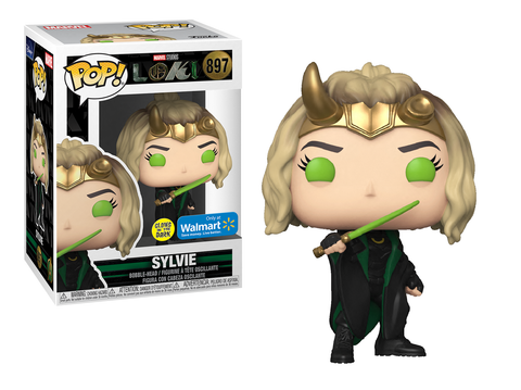 Marvel Loki Sylvie Glow Walmart Exclusive Pop Vinyl